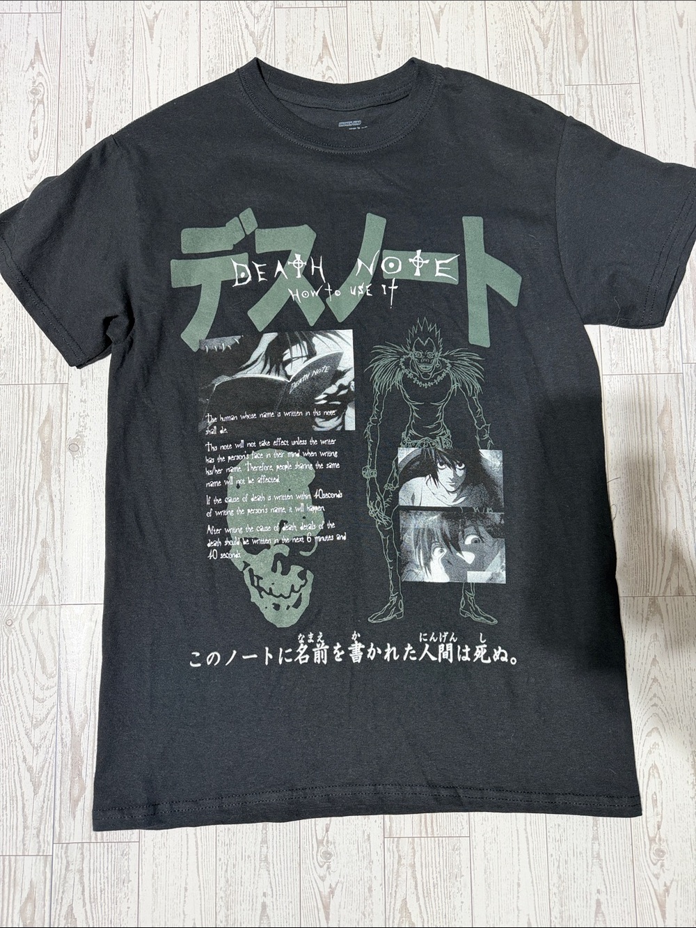 Death Note Graphic Tee - Black